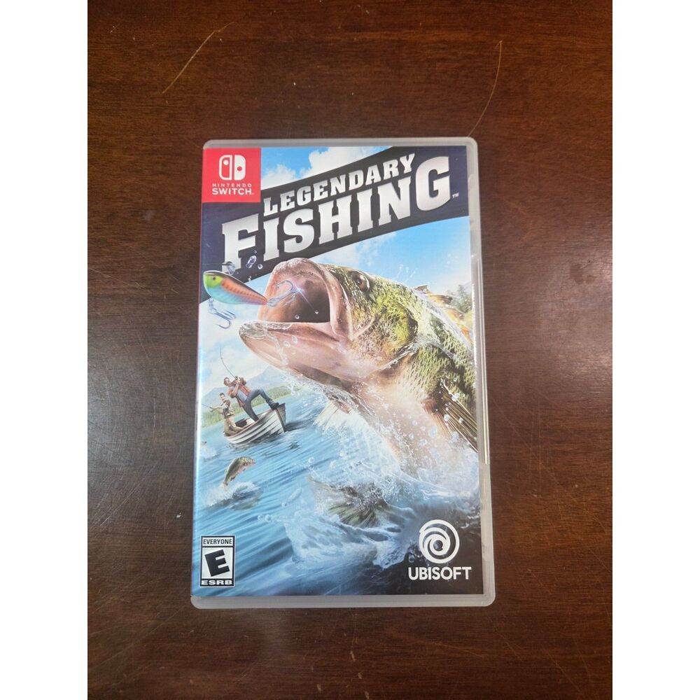 Legendary Fishing Nintendo Switch Game Complete CIB Ubisoft Tested